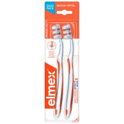 ELMEX ANTI-CARIES BROSSE A DENTS InterX Medium - Lot de 2