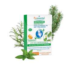 PURESSENTIEL RESPIRATOIRE Pastilles Respiratoire aux 3 miels