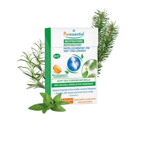 PURESSENTIEL RESPIRATOIRE Pastilles Respiratoire aux 3 miels