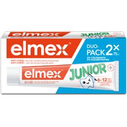 ELMEX DENTIFRICE JUNIOR Enfant 6-12ans - Lot de 2x75ml