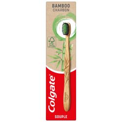 COLGATE BROSSE À DENTS BAMBOU CHARBON Souple