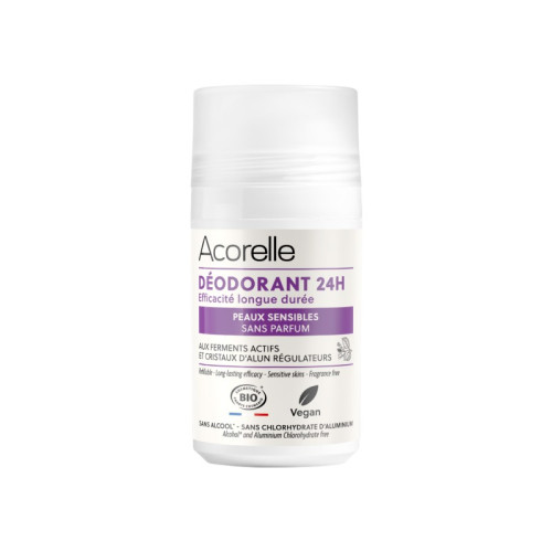 ACORELLE DÉODORANT ROLL-ON Peaux Sensibles BIO - 50ml