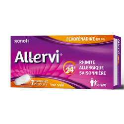 ALLERVI Rhinite Allergique Saisonnière - 7 Comprimés Pelliculés