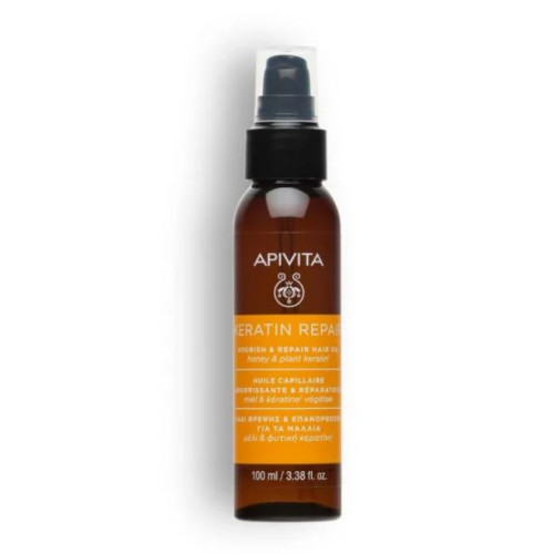 APIVITA KERATIN REPAIR Huile Capillaire Nourrissante et