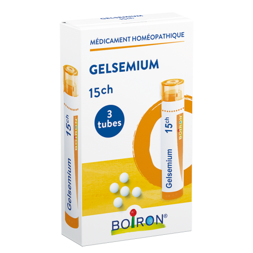 BOIRON GELSEMIUM 15CH - Pack de 3 Tubes-Granules