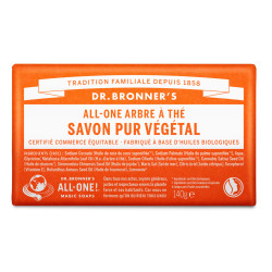 DR BRONNERS SAVON SDOLIDE Arbre à Thé - 140g