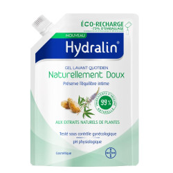 HYDRALIN NATURELLEMENT DOUX Gel lavant quotidien recharge 400ml