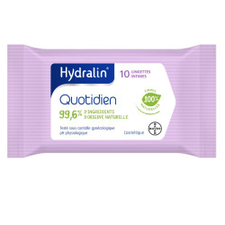 HYDRALIN QUOTIDIEN Lingettes Intimes - 10 Lingettes