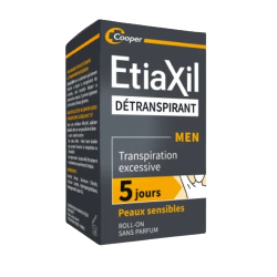 ETIAXIL MEN Détranspirant Homme Peaux Sensibles Roll-On - 15ml