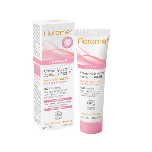 FLORAME TOLERANCE Crème Hydratante Apaisante Riche - 50ml