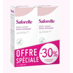 SAFORELLE SOIN LAVANT DOUX Apaisant - Lot de 2x500ml