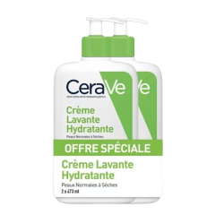 CERAVE Crème Lavante Hydratante - lot de 2 x 473ml