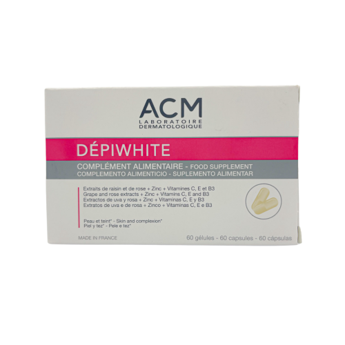ACM DEPIWHITE Complément Alimentaire Peau et Teint - 60 Gélules