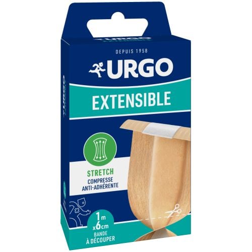 Urgo Extensible URGO ENTENSIBLE Bande - 1m x 6cm | Pharmacie en ligne Citypharma